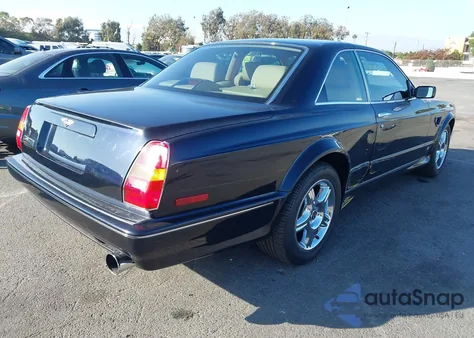 2002 Bentley Continental T из США, поврежденный, VIN SCBZU25E82CX01515